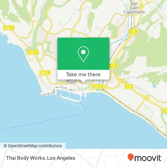 Mapa de Thai Body Works