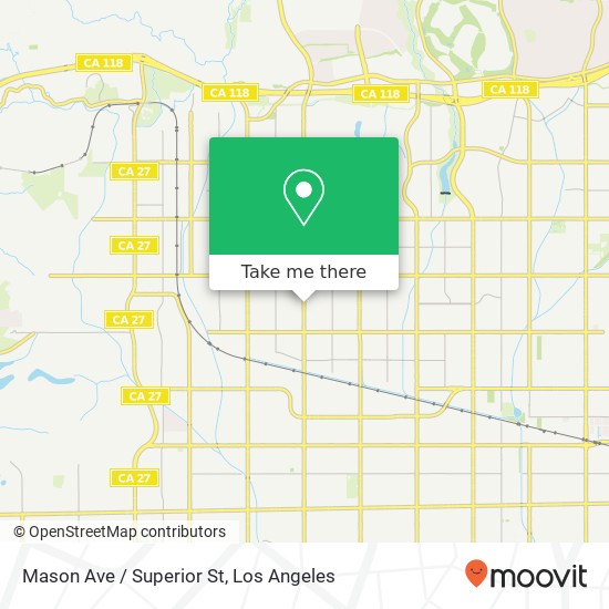 Mason Ave / Superior St map