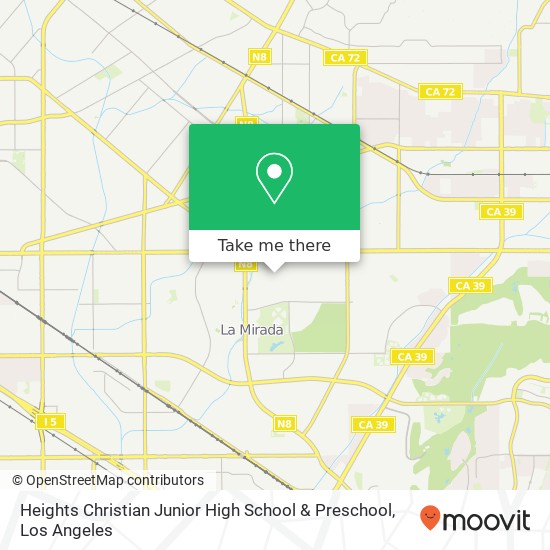 Mapa de Heights Christian Junior High School & Preschool