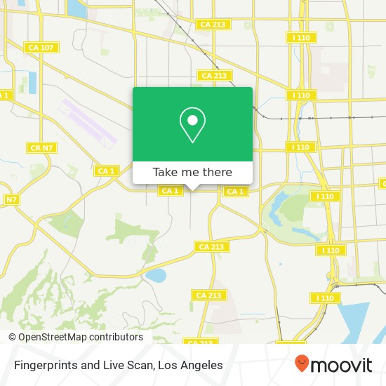 Fingerprints and Live Scan map