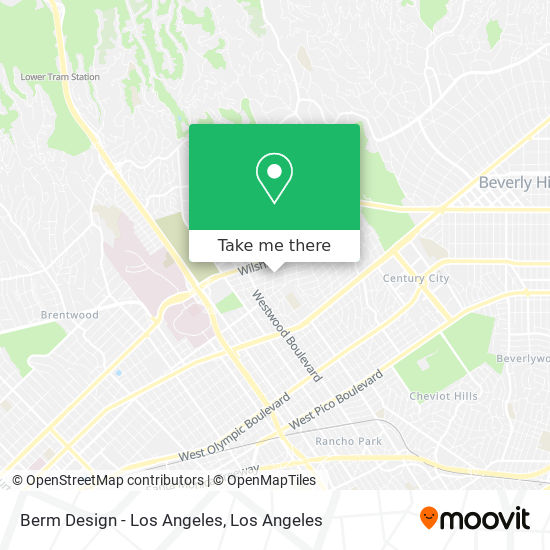 Berm Design - Los Angeles map