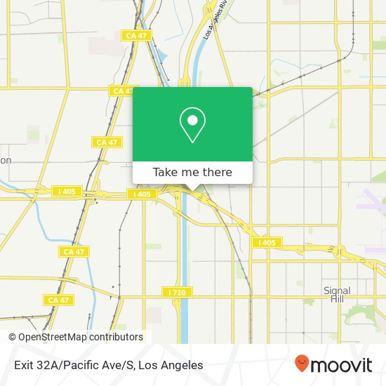 Mapa de Exit 32A/Pacific Ave/S