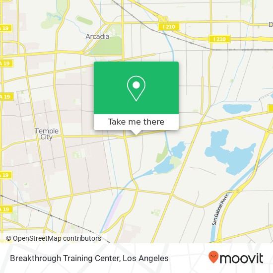 Mapa de Breakthrough Training Center