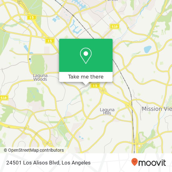 24501 Los Alisos Blvd map