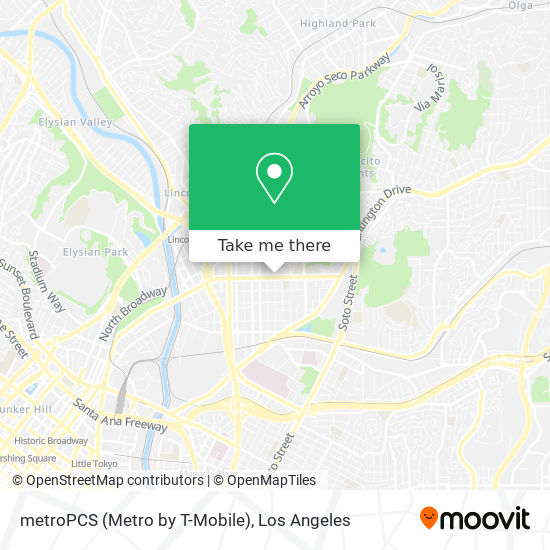 metroPCS (Metro by T-Mobile) map