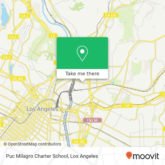 Puc Milagro Charter School map