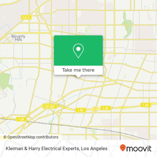 Kleiman & Harry Electrical Experts map