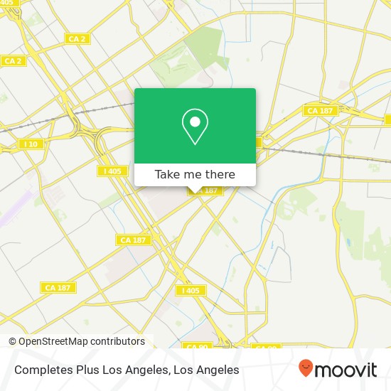 Completes Plus Los Angeles map