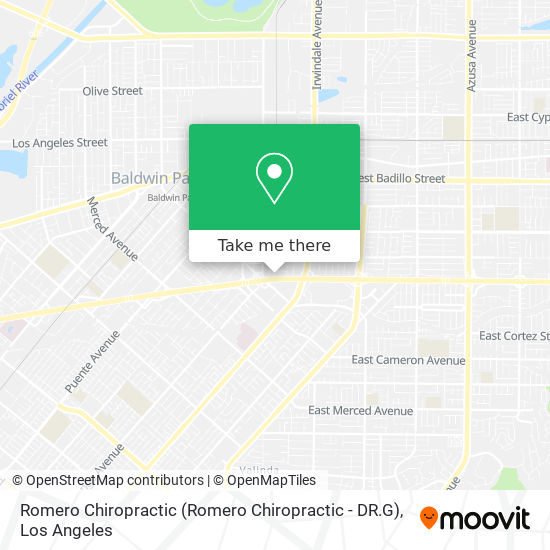 Mapa de Romero Chiropractic (Romero Chiropractic - DR.G)