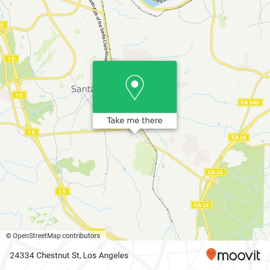 24334 Chestnut St map
