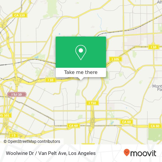 Mapa de Woolwine Dr / Van Pelt Ave