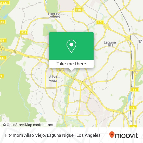 Fit4mom Aliso Viejo / Laguna Niguel map