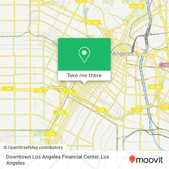 Downtown Los Angeles Financial Center map