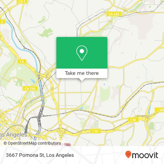 3667 Pomona St map