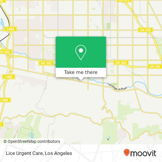 Lice Urgent Care map