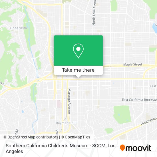 Southern California Children's Museum - SCCM map