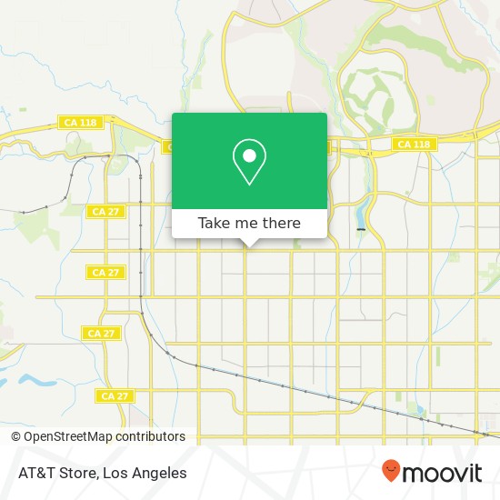 Mapa de AT&T Store