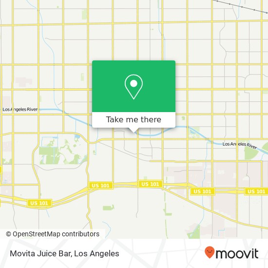 Movita Juice Bar map