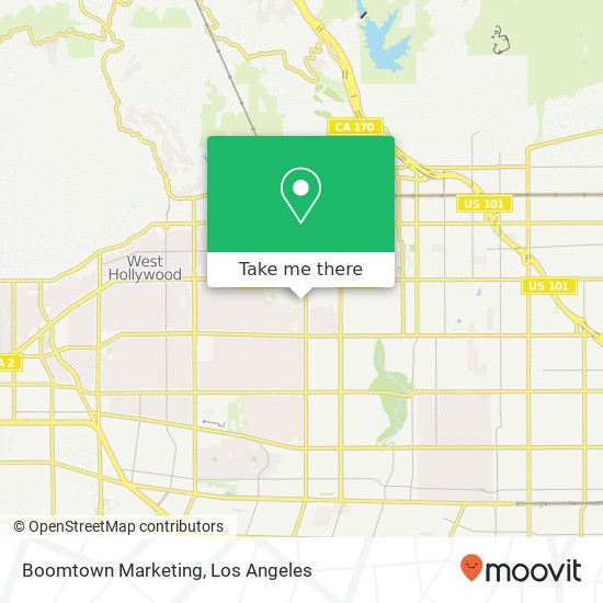 Mapa de Boomtown Marketing