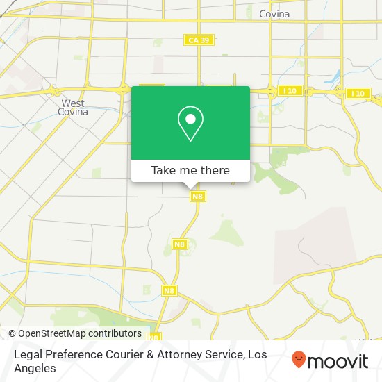 Mapa de Legal Preference Courier & Attorney Service