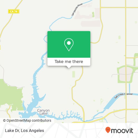 Lake Dr map