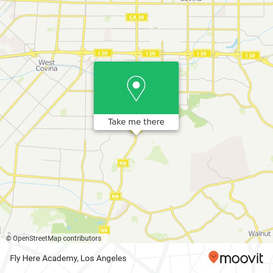 Fly Here Academy map