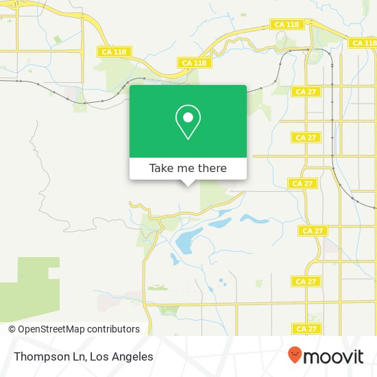 Thompson Ln map