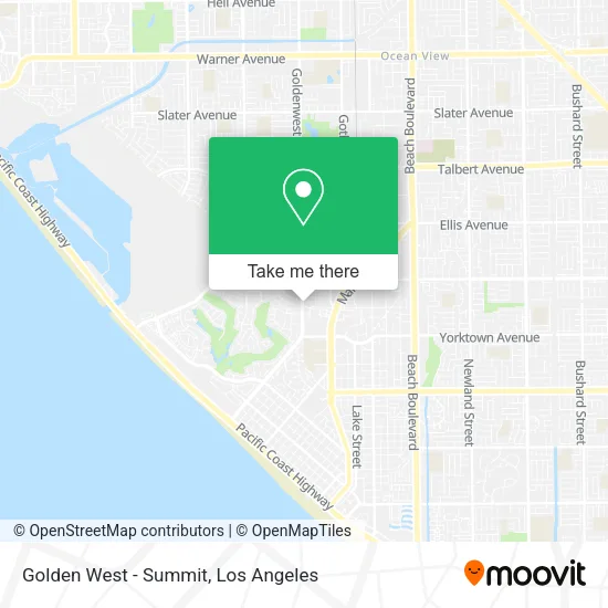 Golden West - Summit map