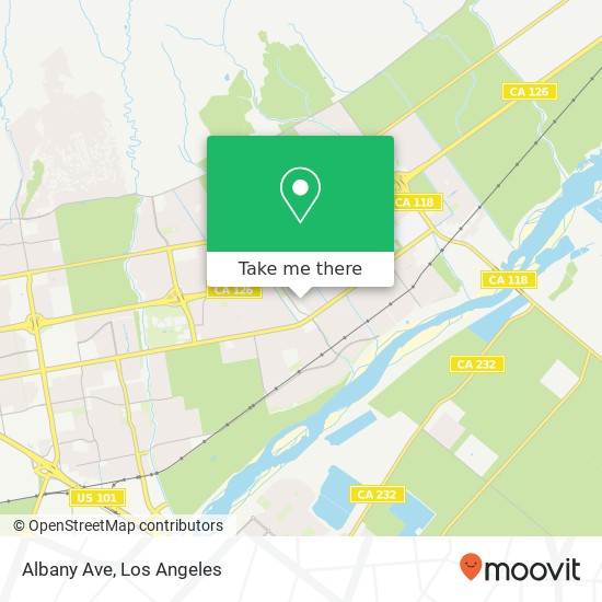 Mapa de Albany Ave