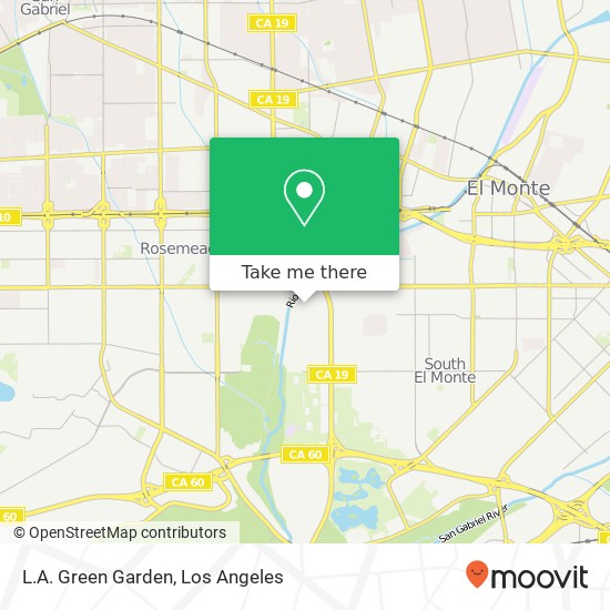 L.A. Green Garden map