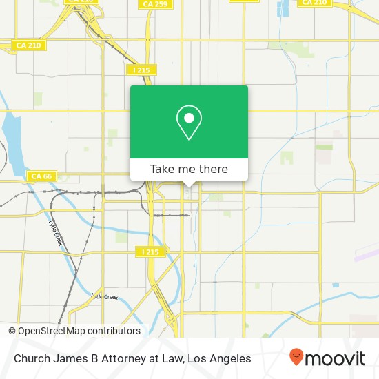 Mapa de Church James B Attorney at Law