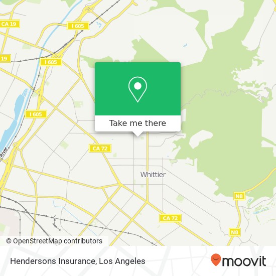 Hendersons Insurance map