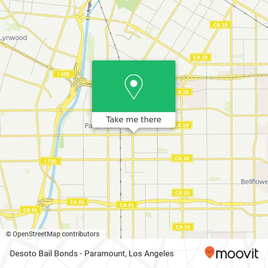 Desoto Bail Bonds - Paramount map