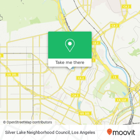 Silver Lake Neighborhood Council map