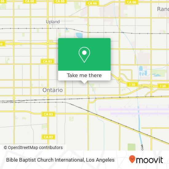 Mapa de Bible Baptist Church International