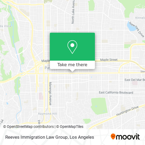 Mapa de Reeves Immigration Law Group