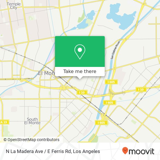 Mapa de N La Madera Ave / E Ferris Rd