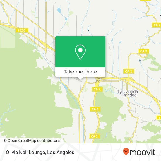 Mapa de Olivia Nail Lounge