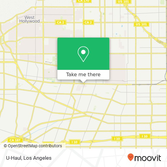 U-Haul map