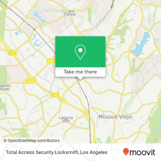 Total Access Security Locksmith map