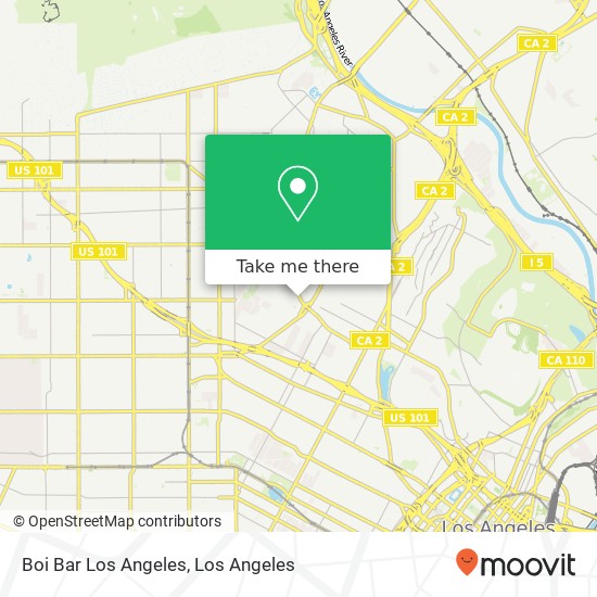 Boi Bar Los Angeles map