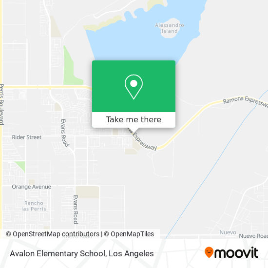 Avalon Elementary School map