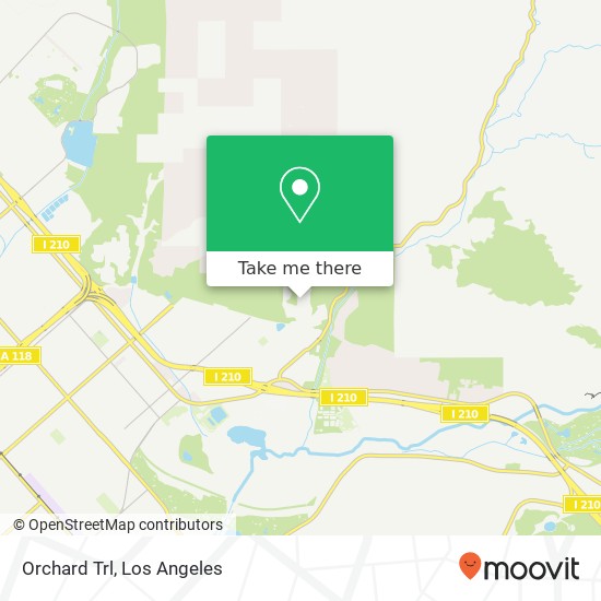 Orchard Trl map