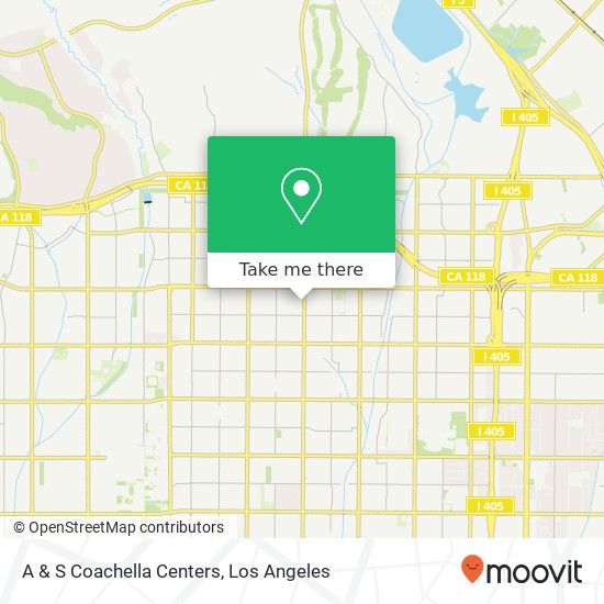 Mapa de A & S Coachella Centers