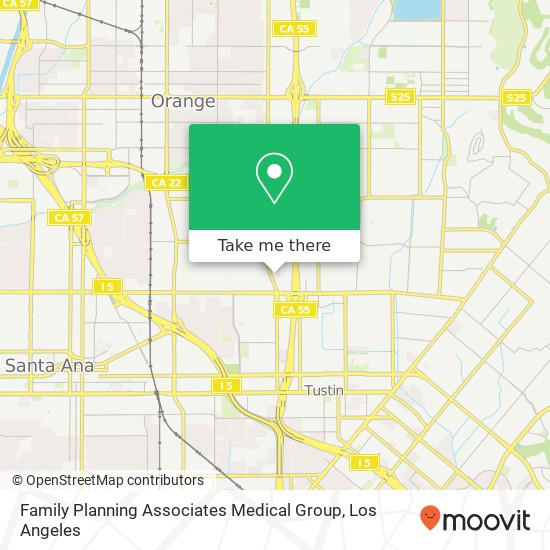 Mapa de Family Planning Associates Medical Group