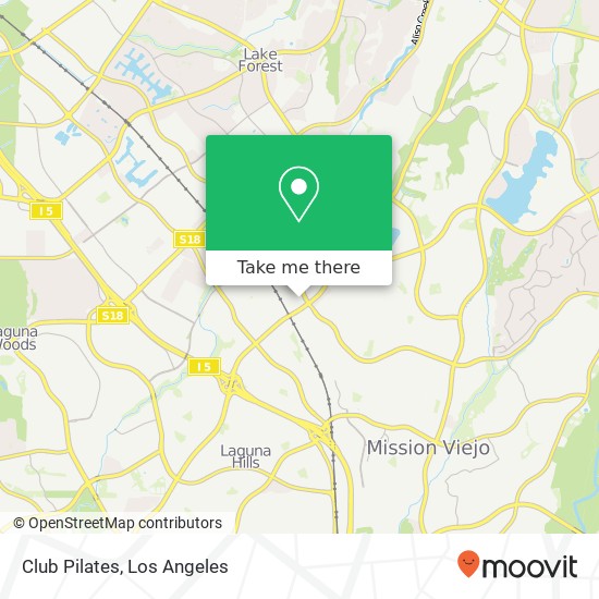 Club Pilates map