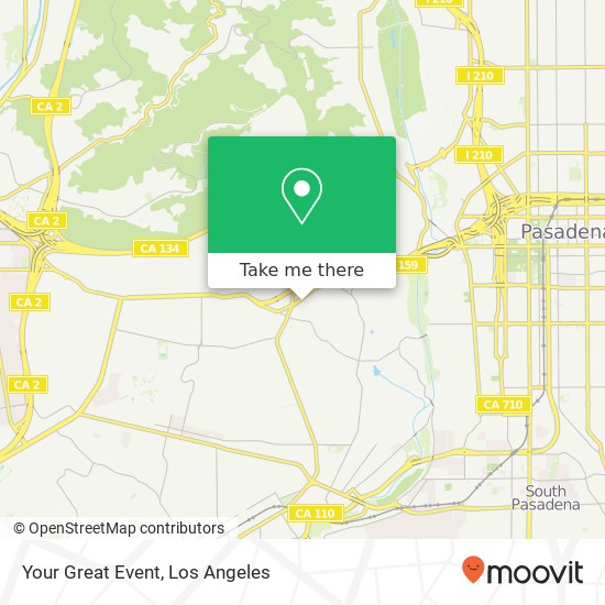 Mapa de Your Great Event