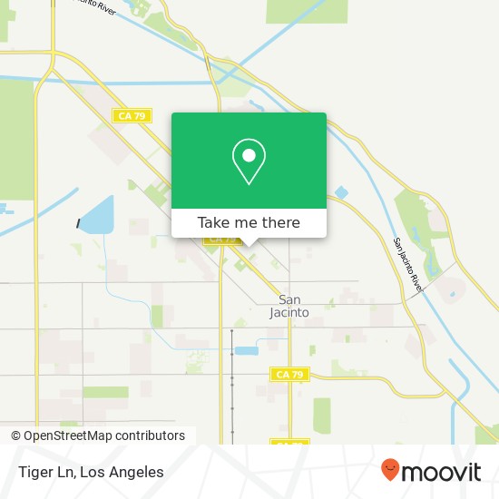 Tiger Ln map