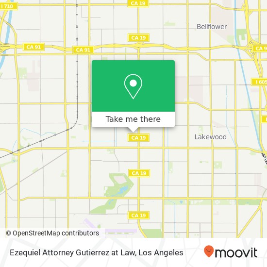 Ezequiel Attorney Gutierrez at Law map