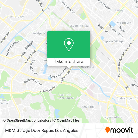 M&M Garage Door Repair map